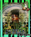 summer fairy with her pet sun protector