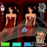 2 lady in red