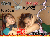totally crazy bcoz of boredom