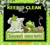 Keep it clean