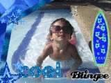 edward loves to swim