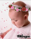 pretty baby and her butterfly