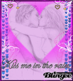 Kissing in the rain