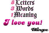 i love you!