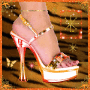firey hot disco shoe 