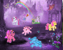 Ponys die Regenbögen essen und Schmetterlinge pupsen