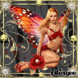 Femme papillon