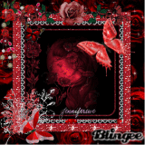 red butterflies