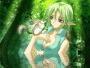 green anime