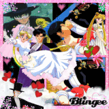 ((( sailor moon and tuxedo mask )))