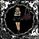 skulls and black roses