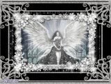Angel In Black & Silver
