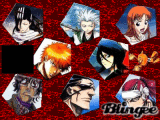 caras de personajes de Bleach