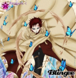 gaara cape de sable + papillon