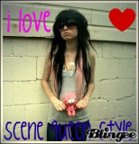 i love scene queen