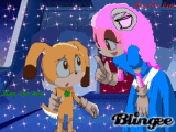 Lap the dog and Karol the sheep