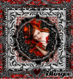 RED FLOWER GIRL