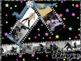 Elvis film strip and stars