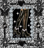 fetish dark boots
