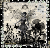 black & white fairy