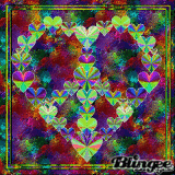 colorful rainbow heart