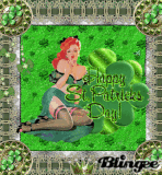 Vintage Pinup Happy St. Patrick's Day