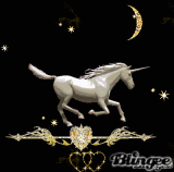 animated unicorn