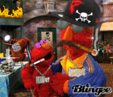 elmo goes gangsta