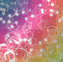 Starry Rainbow Background