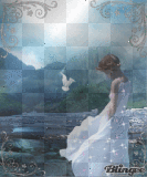 girl by the water animated