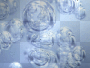 light blue w /bubbles