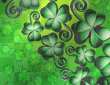 st. patricks day anime shamrock