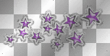 anime purple glitter stars
