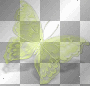 Transparent Yellow Butterfly w/Shadow Transparent Yellow Butterfly w/Shadow