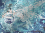 Glitter Anime-Mermaid