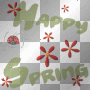 happy spring ladybird