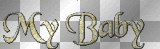 Anime words letters MY BABY
