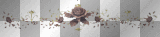 gold brown flowers
