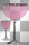 Pink Glass Candles =^_^=