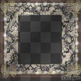 black and cream bg