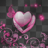 Black and Pink-Glitter Love Backround
