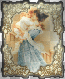 Mother's Day Vintage Center Stamp