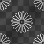 black and white flower background