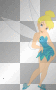 TINKERBELL IN BLUE GLITTER