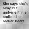 she says..