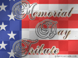 Memorial Day Tribute ' animated text background