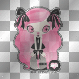 A Pink and Black Emo Girl 