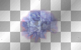 Transparent Blue Flower .=^_^=.