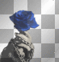 Holding A Blue Rose .=^_^=. Holding A Blue Rose .=^_^=.