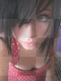 Emo red T-shirt